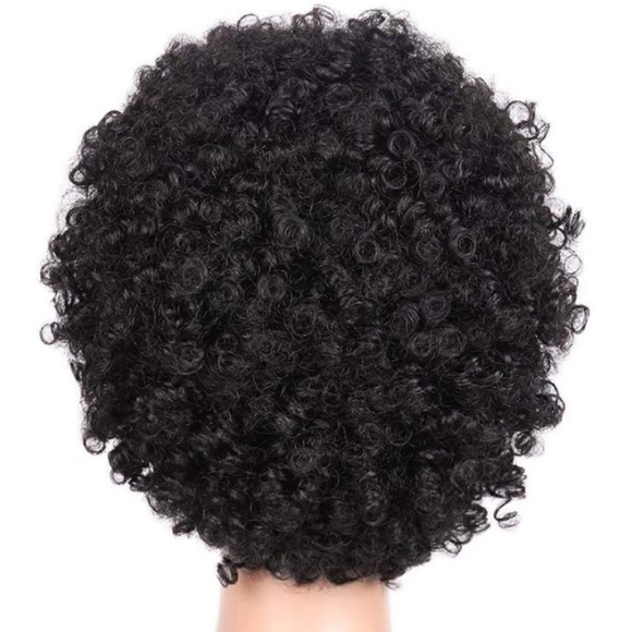 Short Afro Brazilian Virgin Human Hair Wig main image 4